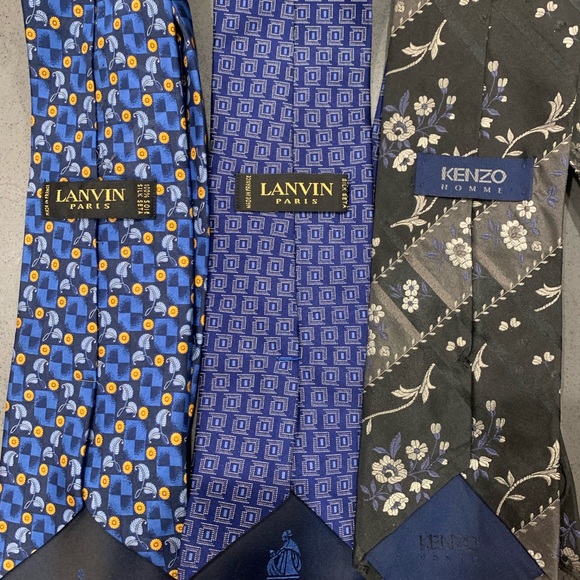 Set of Ties (Lanvin/Kenzie) - Picture 3 of 3